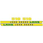 Stickerset John Deere LANZ 510