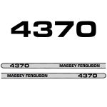 Stickerset Massey Ferguson 4370