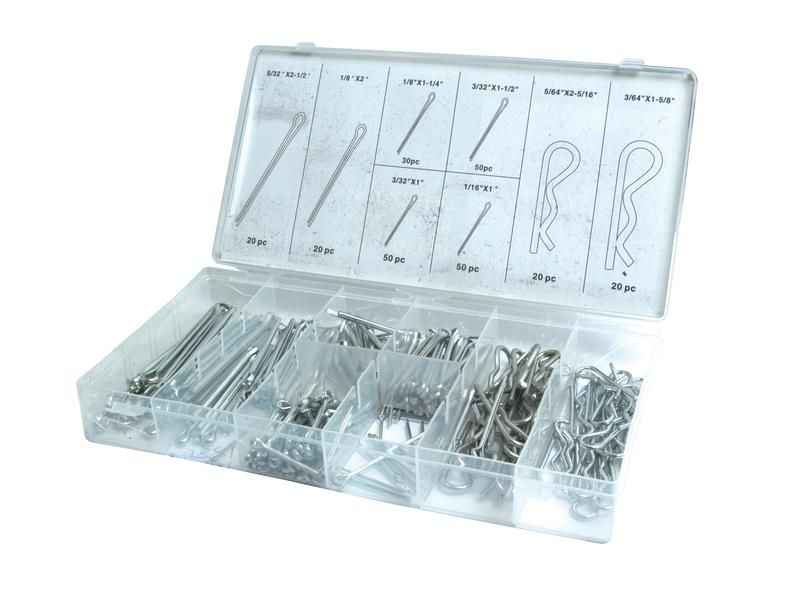 Cotter Pins & Grip Clips Kit 260pcs