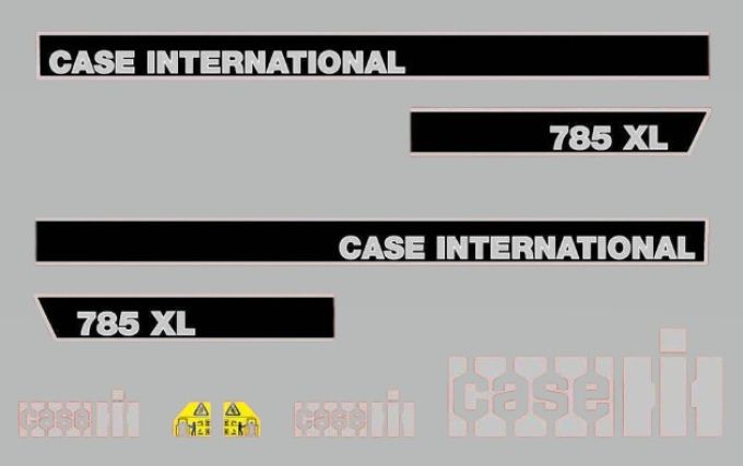 Stickerset Case International 785 XL