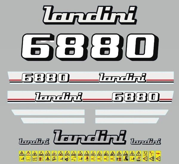 Stickerset Landini 6880