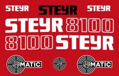 Stickerset Steyr 8100