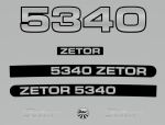 Stickerset Zetor 5340 (2000)
