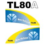 Typenschild New Holland TL80A