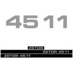 Stickerset Zetor 4511