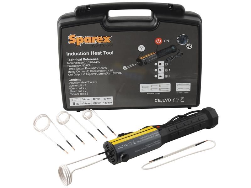 Induction heater for rusted bolts etc.