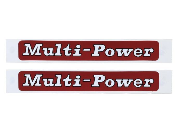 Autocollant latéral multipower rood