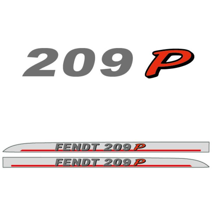 Stickerset Fendt 209 P