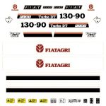 Stickerset Fiat 130-90 DT Turbo