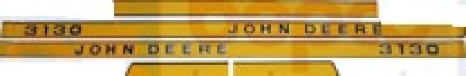 Typenschild John Deere 3130