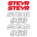 Stickerset Steyr 963