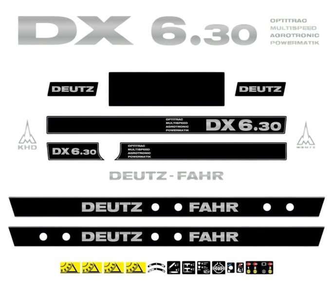 Stickerset Deutz Fahr DX 6.30 OMAP