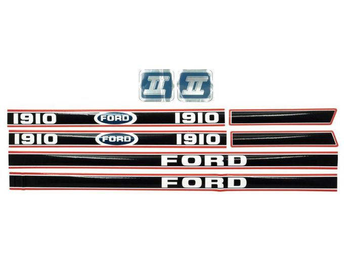 Kit autocollants latéraux Ford 1910 Force II