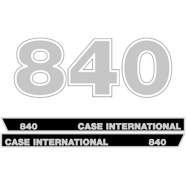 Stickerset Case International 840