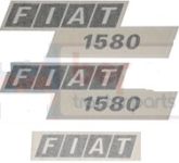 Kit autocollants latéraux Fiat 1580 2W