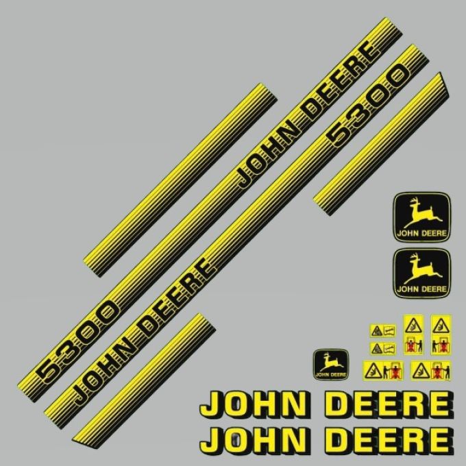 Stickerset John Deere 5300
