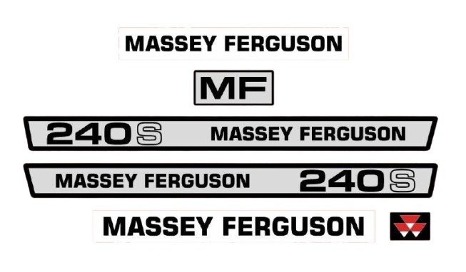 Stickerset Massey Ferguson 240 S