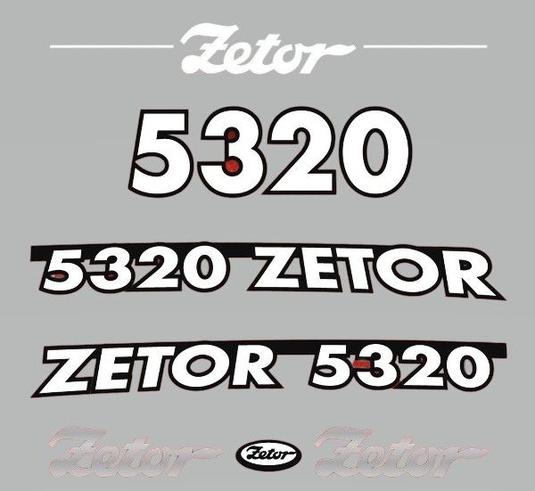 Stickerset Zetor 5320 (2005)