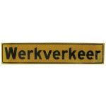 Sticker "WERKVERKEER" 350x70mm