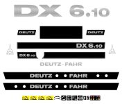 Stickerset Deutz Fahr DX 6.10