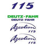 Stickerset Deutz-Fahr Agrotron 115