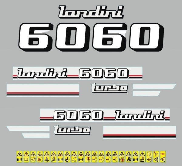 Stickerset Landini 6060