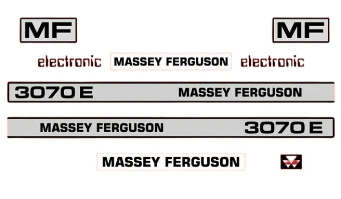 Stickerset Massey Ferguson 3070E