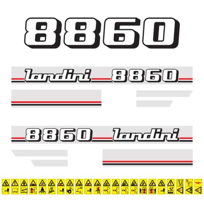 Stickerset Landini 8860