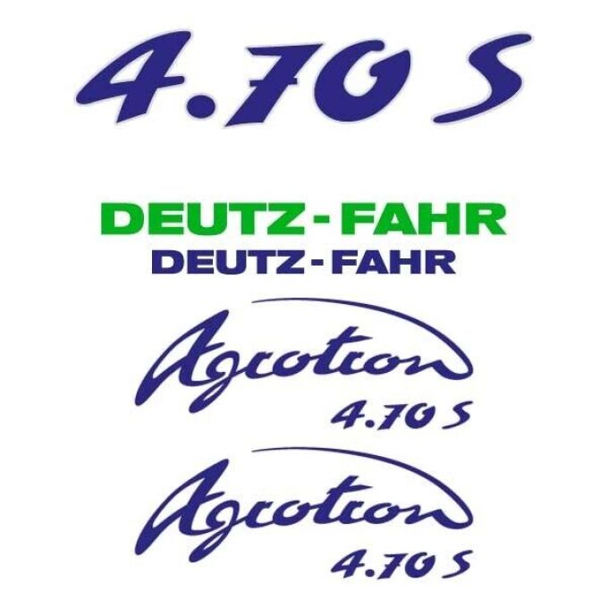 Stickerset Deutz-Fahr Agrotron 4.70 S