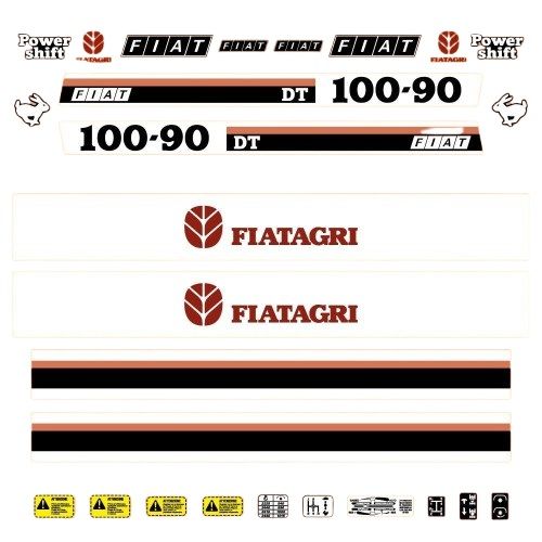 Stickerset Fiat 100-90 DT