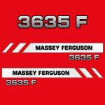 Stickerset Massey Ferguson 3635 F