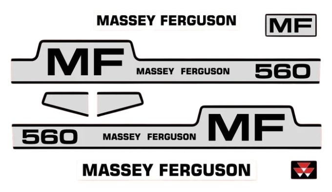 Stickerset Massey Ferguson 560