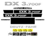 Stickerset Deutz Fahr DX 3.700F