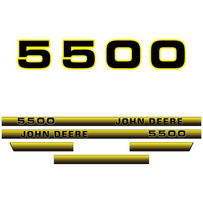 Stickerset John Deere 5500