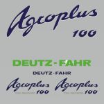Stickerset Deutz-Fahr Agroplus 100