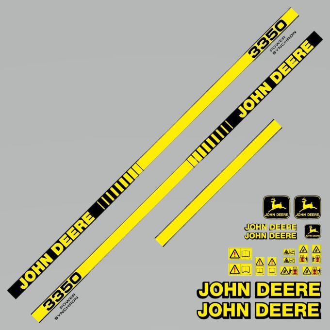 Aufklebersatz John Deere 3350