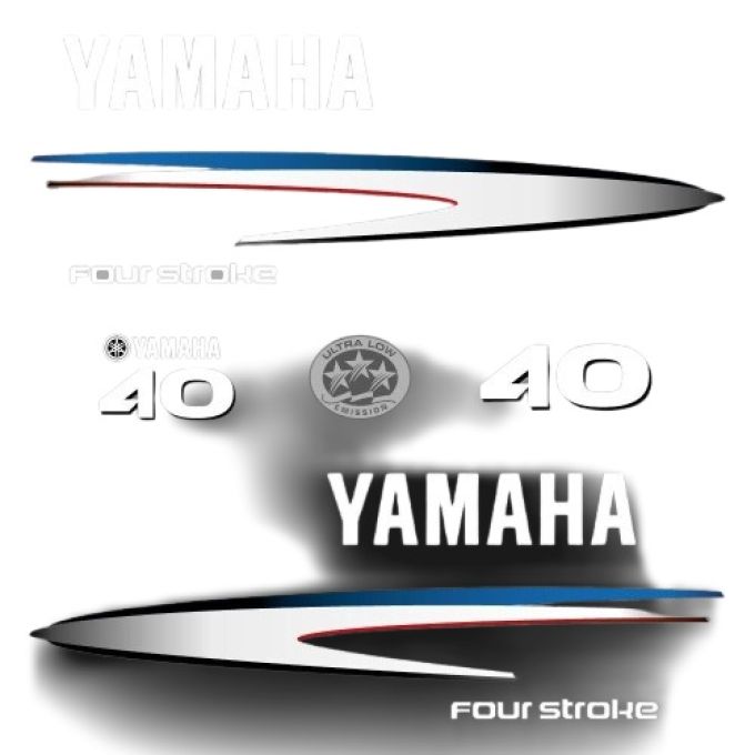 Stickerset Yamaha 40 Four Stroke (2002)