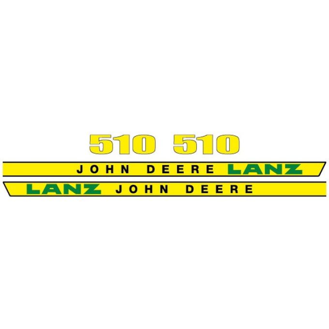 Stickerset John Deere LANZ 510