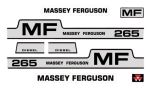 Stickerset Massey Ferguson 265 Diesel