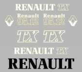 Stickerset Renault 95.12 TX