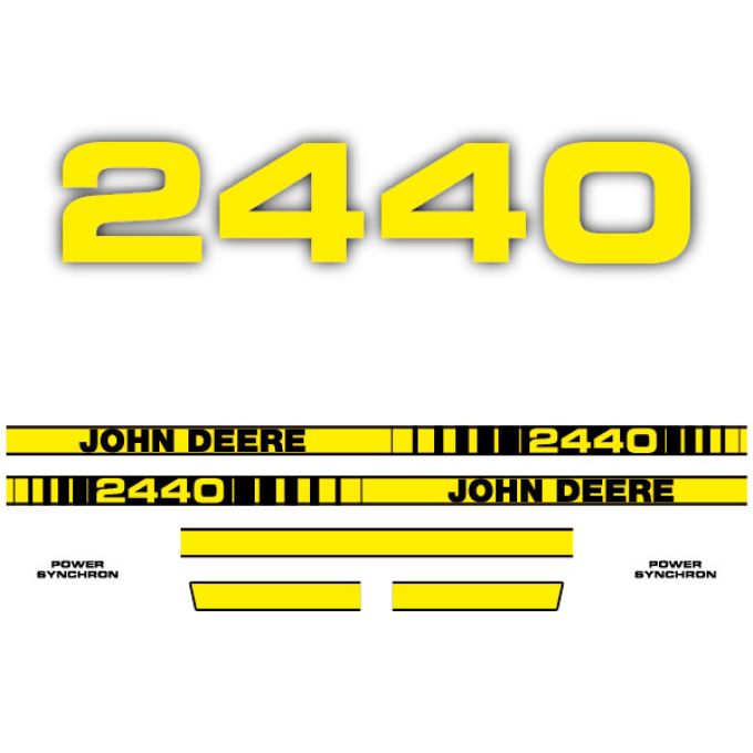 Stickerset John Deere 2440