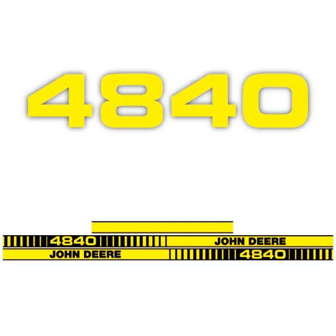 Stickerset John Deere 4840