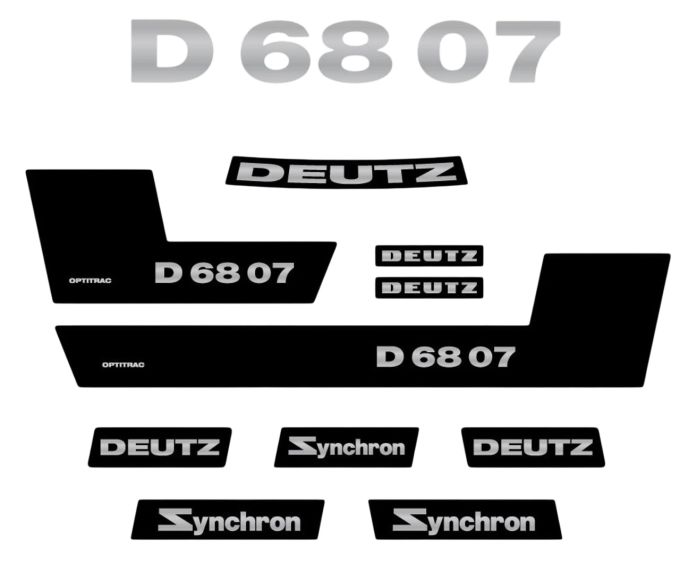 Stickerset Deutz D68-07 Optitrac