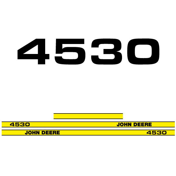 Stickerset John Deere 4530