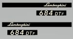 Stickerset Lamborghini 684 DTF