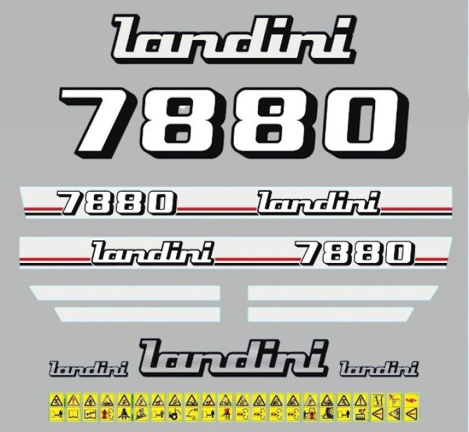 Stickerset Landini 7880