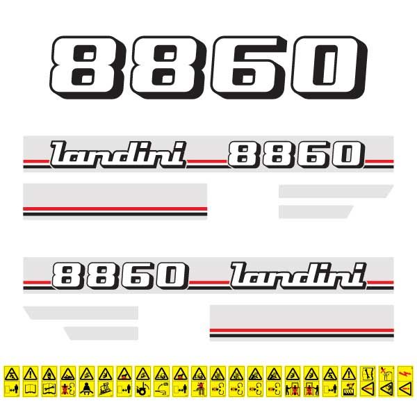 Stickerset Landini 8860