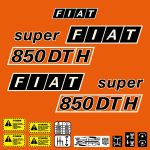 Stickerset Fiat 850 DT-H super