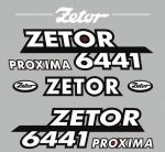 Stickerset Zetor 6441 PROXIMA
