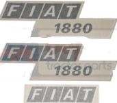 Kit autocollants latéraux Fiat 1880 2W